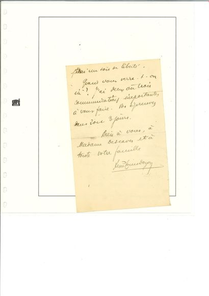 null ENSEMBLE d'environ 20 lettres et pièces : Louis-Ferdinand CÉLINE, Blaise CENDRARS,...