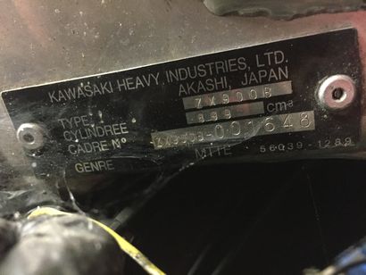 1995 KAWASAKI 949 Base ZX9R

ZX serial number 900B-001648

24 905 kilometres

GODIER...