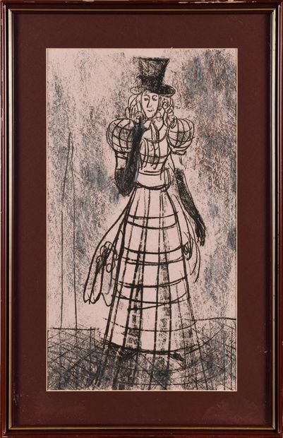 null BRUNI Lev (1894-1948), attributed to

Cabaret singer

Pastel and charcoal on...