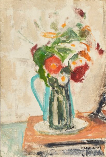 null DOBRINSKY ISAAC (1891-1973)

Nature morte aux fleurs

Huile sur toile 

Signé...