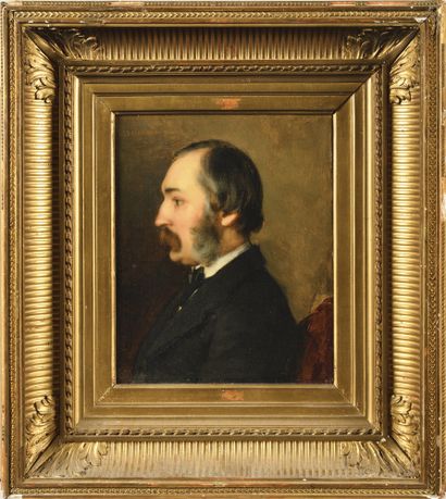 null * JEAN-JACQUES HENNER (BERNVILLER 1829 - PARIS 1905) Portrait de Camille-Ferdinand...