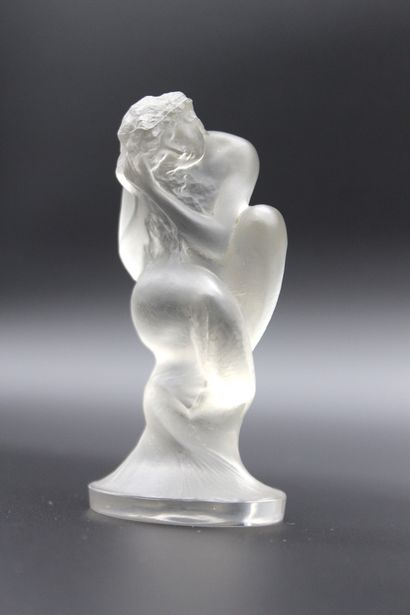 null René LALIQUE (1860-1945)

Mermaid

Mascot, pressed white moulded glass, satin...