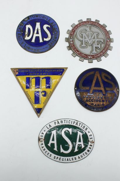 null Badges assurances automobile

Collection de 8 badges métal et émail de compagnies...