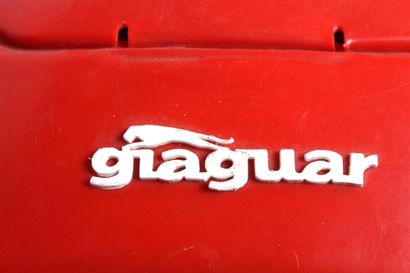 null Pedal Car Jaguar E by Pines

Pedal car like Jaguar E type by Pines. Marked Glaguar,...