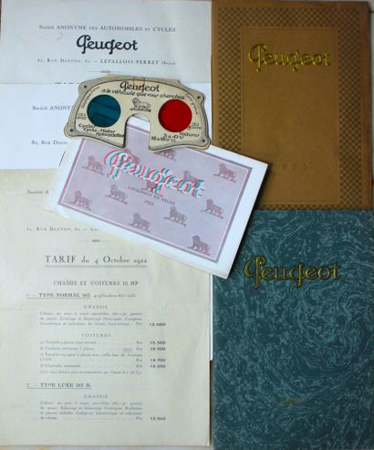 null Catalogues Peugeot range - Years 20

Catalogue 28 pages in relief 1925, complete...