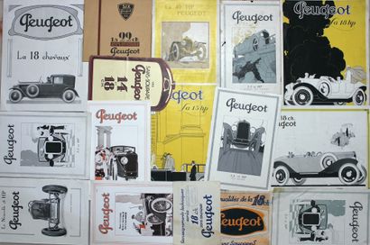 null Catalogues Peugeot Large Cylinders; Numerous illustrations by René Vincent 

2...