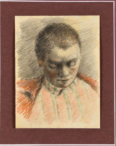 null ZEFIROV KONSTANTIN (1879-1960)

LOT de deux dessins

Femme de ménage ; Enfant

Crayons...