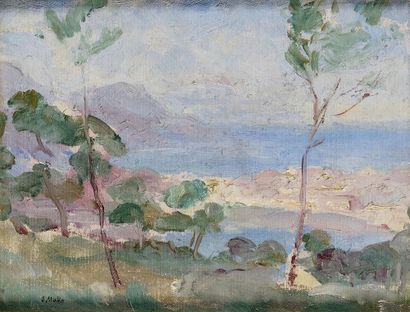 MAKO Sergej (1885-1953) 

Paysage méditerranéen

Huile...