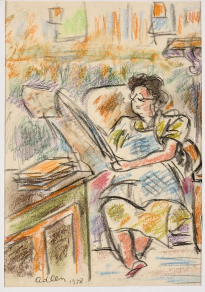 null ADLEN MIKHAIL (1898-1980)

Pair of drawings

Woman at her Table; Reading the...