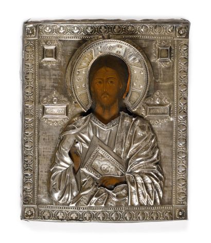 null ICÔNE «CHRIST PANTOCRATOR»

Tempera sur bois, oklad en argent

Russie, Nijnii...