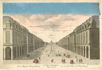 null LOT OF TWO COLORED ENGRAVINGS

Views of Saint Petersburg.

Russia, 19th century....
