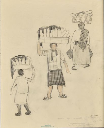 BOGORODSKY FEDOR (1895-1959)

Trois personnages

Crayons...