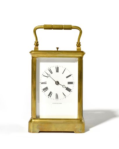 null DESK CLOCK

Paul Bhuré, Russia, late 19th century

Brass and glass case

13,5...