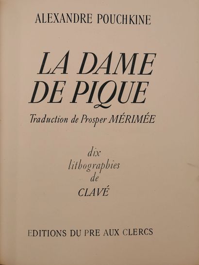 null POUCHKINE ALEXANDRE (1799-1837)

La Dame de Pique. Traduction de P.Mérimée....
