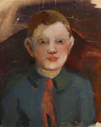 null ANTONOV FEDOR (1904-1990)

Portrait of a boy

Gouache on paper

Signed on the...