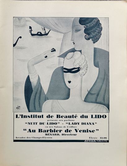 null OPERA PRIVE DE PARIS. 

Théâtre des Champs Elysées. Saison 1929 et 1930. Deux...