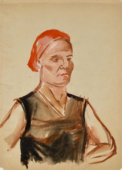 null ANTONOV FEDOR (1904-1990)

Dessin de double face. Homme allongé / Femme soviétique

Crayon...