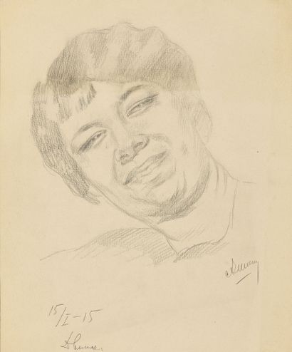null SHEVCHENKO ALEXANDRE (1882-1948)

Portrait d’une femme

Dessin au crayon

Signé...
