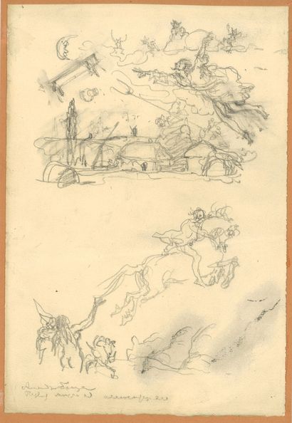null BENOIS ALEXANDRE (1870-1960)

Sketch for H.Mongau's article "The Hussar. An...