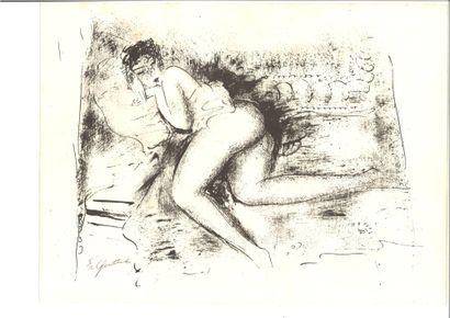 null TWELVE NUDES BY GLOUTCHENKO. 

Original lithographs presented by Florent Fels....