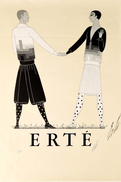 null ERTE (Romain de TIRTOFF) (1892–1990)

Personnages Art Déco

Affiche lithographique

Signé...