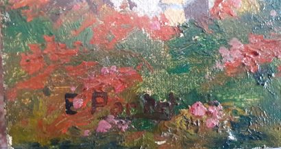null E. PORTAL

Terrasse fleurie dans la baie d'Antibes

Huile sur toile sans cadre

Signature...