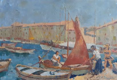 null ECT. CAIRASCHI

Departure for a walk at sea

Oil on canvas (free hand and knife)...