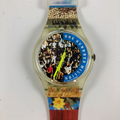 null 
SWATCH

Circa 1992.

Ref: GZ126.

Wrist watch model "People - Zermatt 27/09/92".

Quartz...
