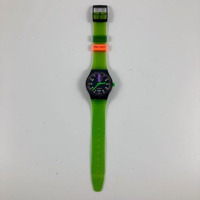 null SWATCH

Vers 1992.

Réf: SSB100.

Montre bracelet type stop watch modèle "Jess...