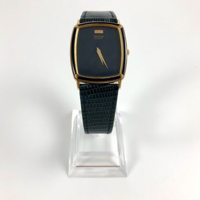 SEIKO 
Men's watch, gold-plated quartz movement....