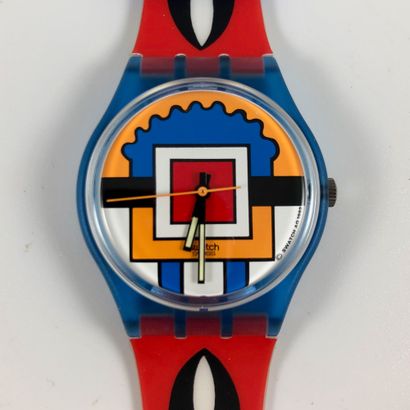 null 
SWATCH

Circa 1993.

Ref: GN129.

Bracelet watch model "Paella".

Quartz movement.

New...