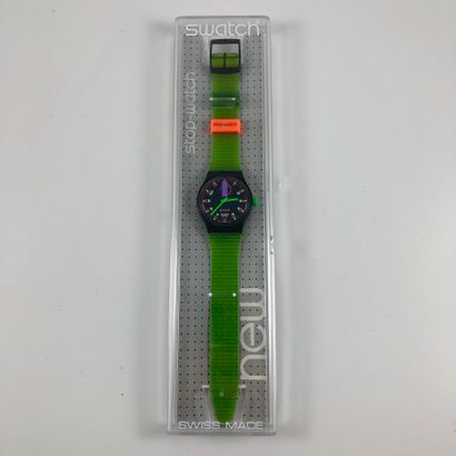 null SWATCH

Vers 1992.

Réf: SSB100.

Montre bracelet type stop watch modèle "Jess...
