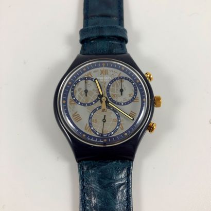 null SWATCH

Circa 1991.

Chronograph type wristwatch model "Timeless Zone".

Quartz...