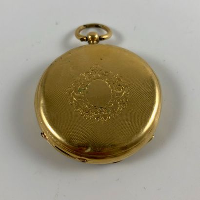 null Gold pocket watch 

Circa 1880.

Yellow gold case 750/1000, mechanical movement...