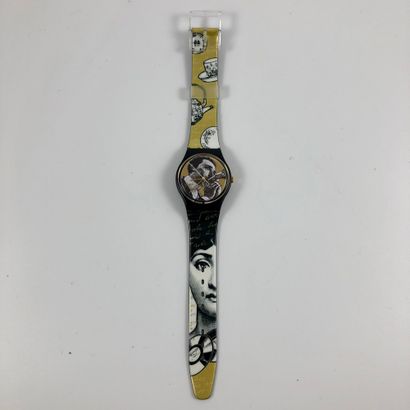null 
SWATCH

Circa 1990.

Ref: GB148.

Wrist watch model "Baiser d'Antan".

Quartz...