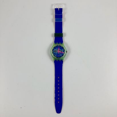 null 
SWATCH

Circa 1991.

Ref: GG116.

Bracelet watch model "Frische Fische".

Quartz...