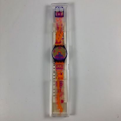 null 
SWATCH

Circa 1991.

Ref: GV103.

Bracelet watch model "Rara Avis".

Quartz...