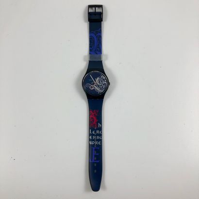 null 
SWATCH

Circa 1990.

Ref: GB135.

Wrist watch model "Tristan".

Quartz movement.

New...