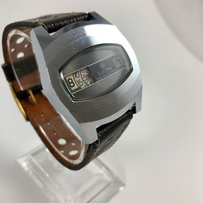  ELECTRA LIP Digital-Automatic About 1970. Design watch with "Jumping Hours" from...