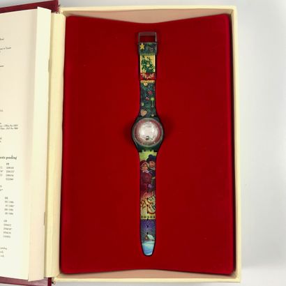 null SWATCH

Circa 1995.

Ref: GZ148.

Christmas 1995" model wristwatch.

Quartz...