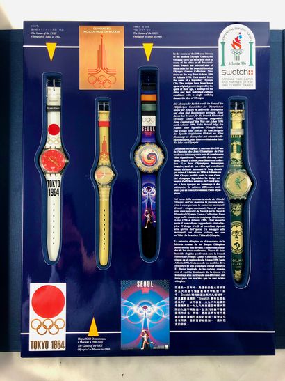 null SWATCH

Circa 1995.

Ref: SZ802.

Set of nine limited edition wristwatches "For...