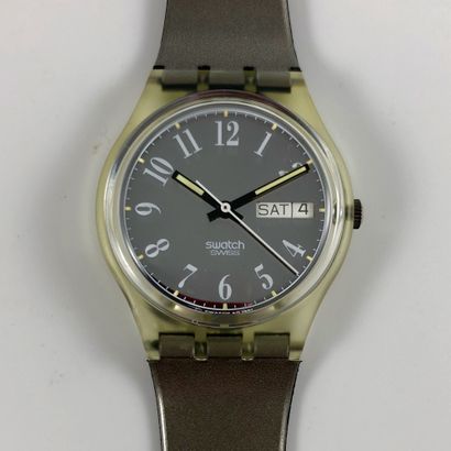 null 
SWATCH

Circa 1992.

Ref: GK704.

Wrist watch model "Jefferson".

Quartz movement.

New...