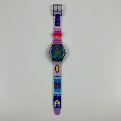 null 
SWATCH

Circa 1993.

Ref: GM111.

Wrist watch model "Sari".

Quartz movement.

New...