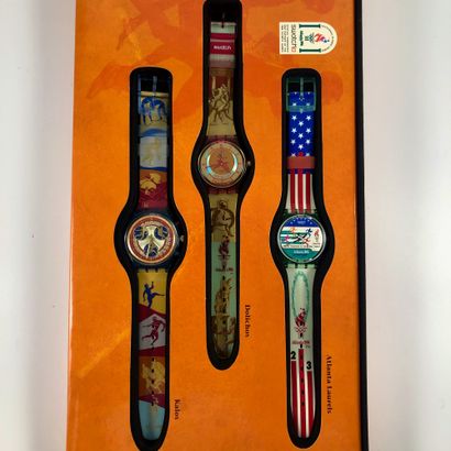 null SWATCH

Circa 1990.

Ref: SZ901.

Set of nine limited edition "Centenial Olympic...