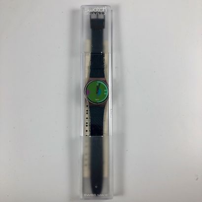 null 
SWATCH

Vers 1990.

Réf: GX116.

Montre bracelet modèle "Johnny Guitar".

Mouvement...