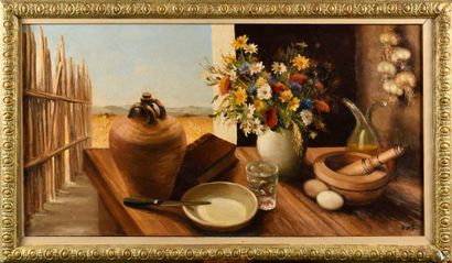 null MARCEL DYF (1899-1985) 


Nature morte sur une table.


Huile sur toile


Signé...