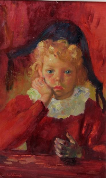 null LUIGI CORBELLINI (1901-1968)


Portrait of a child in harlequin costume


Oil...