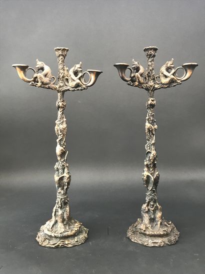 null Christophe FRATIN (1801-1864)



Paire de chandeliers en bronze à patine brune...