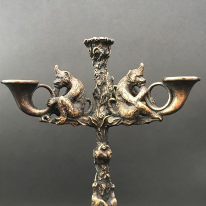 null Christophe FRATIN (1801-1864)



Paire de chandeliers en bronze à patine brune...