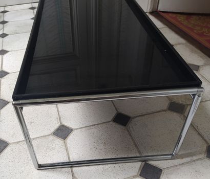 null PIERO LISSONI KARTELL Publisher " Trays " Coffee table with rectangular top...
